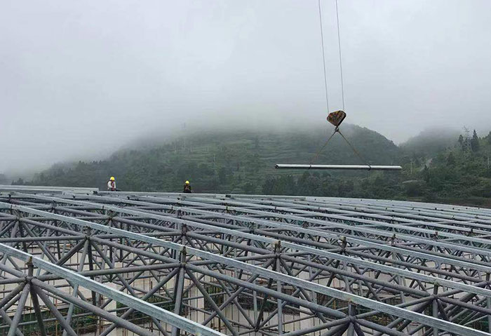 红河网架施工